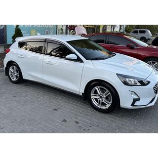 Raamwindschermen met chromen sierlijst HB/SD (4 stuks, Sunplex Chrome) Ford Focus IV 2018– foto 1