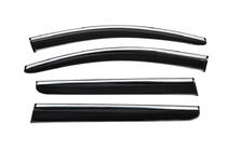 Ford Courier 2014–2023 Raamdeflectoren met chromen sierlijst (4 stuks, Sunplex Chrome) foto 5
