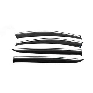 Raamdeflectoren met chromen sierlijst (4 stuks, Sunplex Chrome) Kia Sportage 2015–2021 foto 2