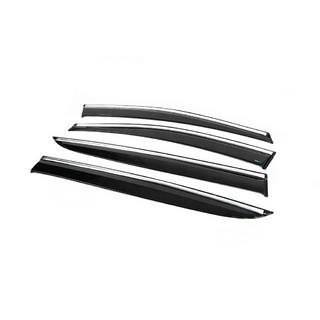 Raamdeflectoren met chromen sierlijst (4 stuks, Sunplex Chrome) Kia Sportage 2015–2021 foto 3