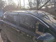 Nissan Qashqai 2007–2010 Raamdeflectoren met chromen sierlijst (4 stuks, Sunplex Chrome) foto 6