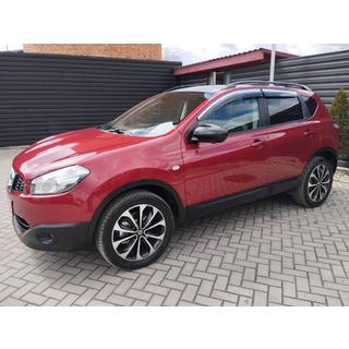 Raamdeflectoren met chromen sierlijst (4 stuks, Sunplex Chrome) Nissan Qashqai 2007–2010 foto 3
