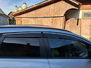 Opel Astra J 2009–2015 Raamwinddeflectoren met chromen strip HB/SD (4 stuks, Sunplex Chrome) foto 2