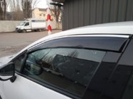 Renault Clio V 2019– Raamdeflectoren met chromen sierlijst (4 stuks, Sunplex Chrome) foto 5