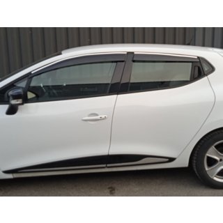 Raamdeflectoren met chromen sierlijst (4 stuks, Sunplex Chrome) Renault Clio V 2019– foto 2