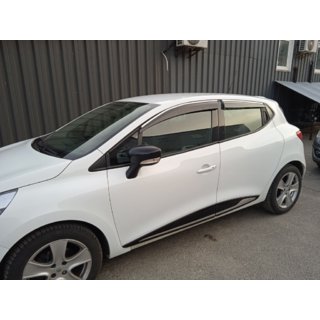 Raamdeflectoren met chromen sierlijst (4 stuks, Sunplex Chrome) Renault Clio V 2019– foto 1