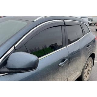 Raamdeflectoren met chromen sierlijst (4 stuks, Sunplex Chrome) Renault Kadjar 2015–2022 foto 2