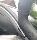Toyota Hilux 2015– Raamdeflectoren met chromen sierlijst (4 stuks, Sunplex Chrome) foto 8