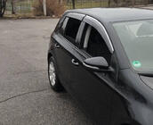 Volkswagen Golf 5 2003–2009 Raamdeflectoren met chromen sierlijst (4 stuks, Sunplex Chrome) foto 1