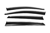 Volkswagen Golf 6 2008–2014 Raamwindschermen met chroomstrip HB (4 st., Sunplex Chrome) foto 16