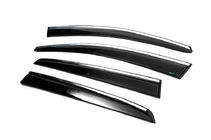 Volkswagen Golf 7/E-Golf 2012–2020 Raamwindschermen met chroomstrip HB (4 st., Sunplex Chrome) foto 6