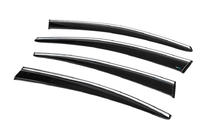 Volkswagen Passat B6 2006–2012 Raamdeflectoren met chromen sierlijst (4 stuks, Sunplex Chrome) foto 7