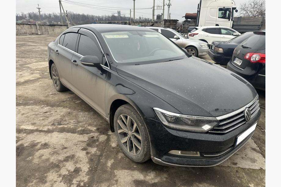 Volkswagen Passat B8 2015–2023 Raamwindschermen met chroomstrip SD (4 stuks, Sunplex Chrome) Foto 2