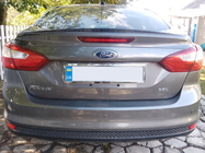 Ford Focus III 2011–2017 Sedan lip spoiler (Sunplex, zwart) (107,2 cm x 5,5 cm) foto 8