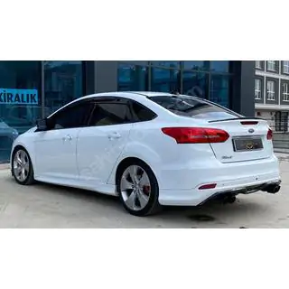 Sedan lip spoiler (Sunplex, zwart) (107,2 cm x 5,5 cm)