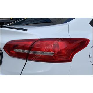 Sedan lip spoiler (Sunplex, zwart) (107,2 cm x 5,5 cm) Ford Focus III 2011–2017 foto 3