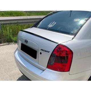 LIP-spoiler (Sunplex, zwart) (115,8 cm x 6,3 cm) Hyundai Accent 2006–2010 foto 1
