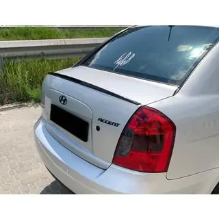LIP-spoiler (Sunplex, zwart) (115,8 cm x 6,3 cm)