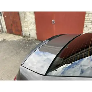 Lip spoiler (Sunplex, zwart) (118,5 cm x 5,5 cm)