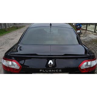 Lipspoiler (Sunplex, zwart) (125,4 cm x 7,2 cm) Renault Fluence 2009–2016 foto 1