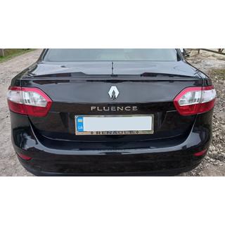Lipspoiler (Sunplex, zwart) (125,4 cm x 7,2 cm) Renault Fluence 2009–2016 foto 2