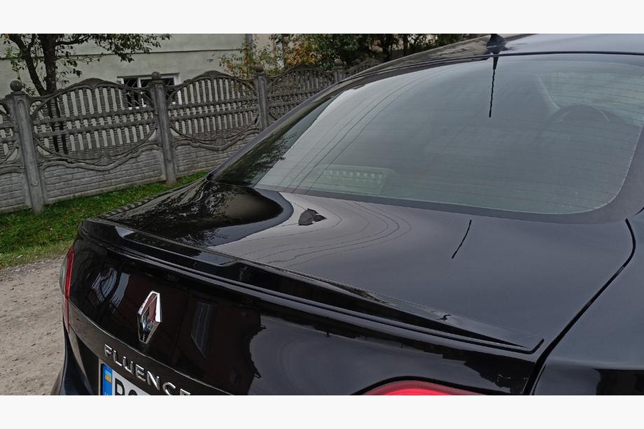 Renault Fluence 2009–2016 Lipspoiler (Sunplex, zwart) (125,4 cm x 7,2 cm) Foto 3