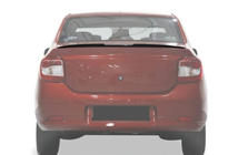 Dacia Logan II 2013–2022 Lip spoiler (Sunplex, zwart) (118,5 cm x 5,5 cm) foto 3
