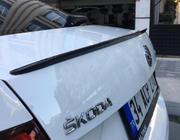 Skoda Octavia III A7 2013–2019 LIP spoiler (Sunplex, zwart) (115,4 cm x 6 cm) foto 1