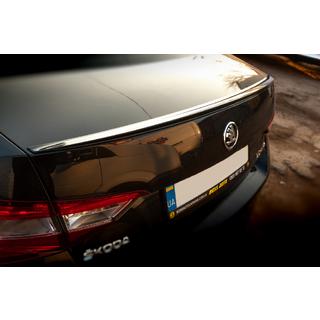 LIP-spoiler (Sunplex, zwart) (119,2 cm x 7,3 cm) Skoda Superb 2015–2024 foto 2