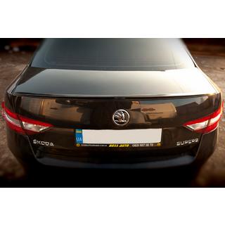 LIP-spoiler (Sunplex, zwart) (119,2 cm x 7,3 cm) Skoda Superb 2015–2024 foto 3