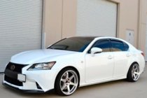 Lexus GS 2011–2020 Raamwindschermen met chroomlijst (4 stuks, HIC) foto 3
