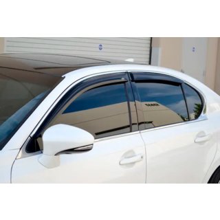 Raamwindschermen met chroomlijst (4 stuks, HIC) Lexus GS 2011–2020 foto 1