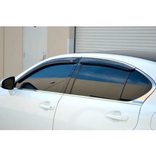 Raamwindschermen met chroomlijst (4 stuks, HIC) Lexus GS 2011–2020 foto 2