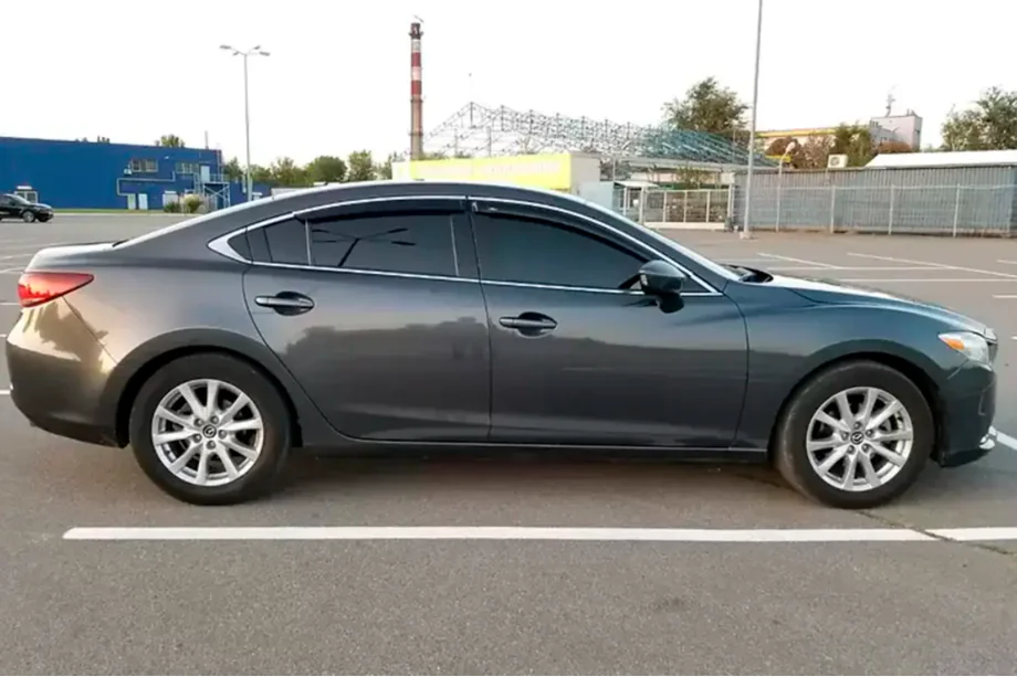 Mazda 6 2012–2024 Raamwindschermen met chroomlijst SD (4 stuks, HIC) Image