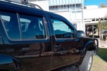 Nissan Pathfinder R51 2005–2014 Raamdeflectoren (4 stuks, HIC) foto 7