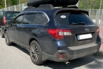 Subaru Legacy 2014–2019 Raamdeflectoren met chroomstrip (set van 4, HIC) foto 2