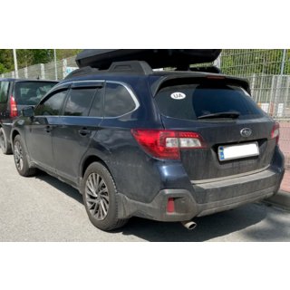 Raamdeflectoren met chroomstrip (set van 4, HIC) Subaru Outback 2014–2019 foto 2
