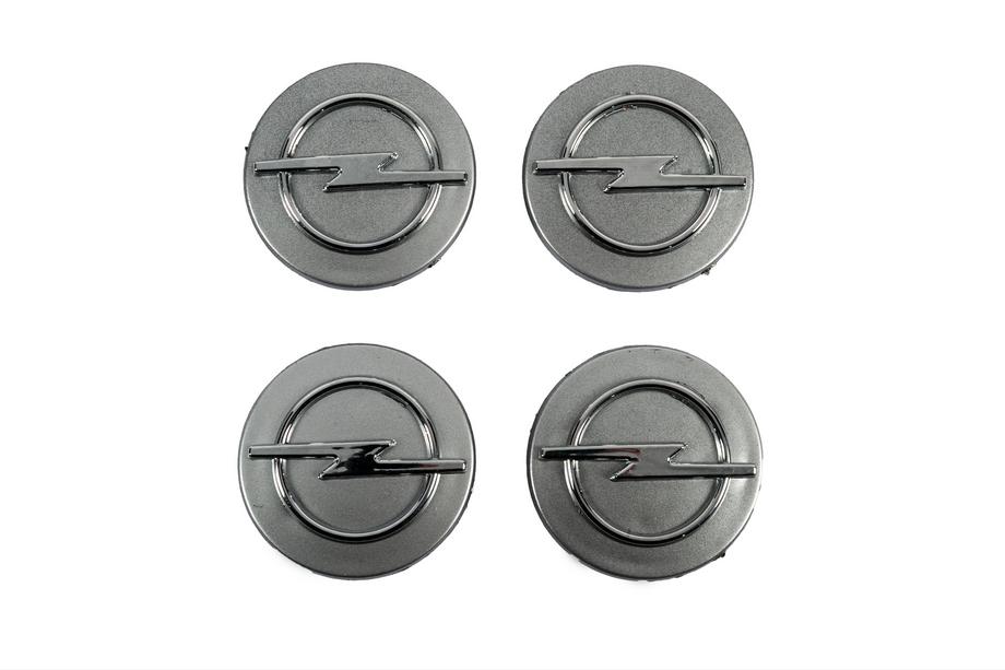 Opel Naafdoppen 60/55 mm grijs (4 stuks) Image