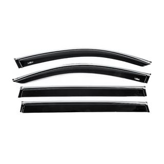 Raamwindschermen met chromen sierlijst Allspace LWB (4 stuks, HIC) Volkswagen Tiguan 2016–2023 foto 1