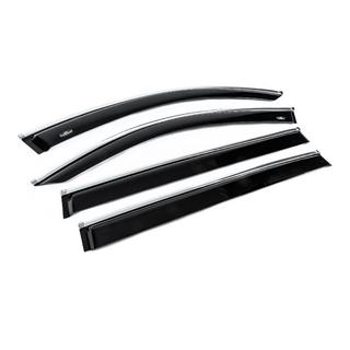 Raamwindschermen met chromen sierlijst Allspace LWB (4 stuks, HIC) Volkswagen Tiguan 2016–2023 foto 3
