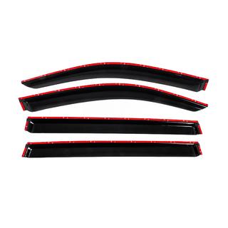 Raamwindschermen met chromen sierlijst Allspace LWB (4 stuks, HIC) Volkswagen Tiguan 2016–2023 foto 4