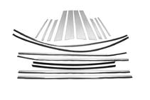 BMW X6 F16 2014–2019 Chromen raamomlijstingsset (18-delig) foto 2