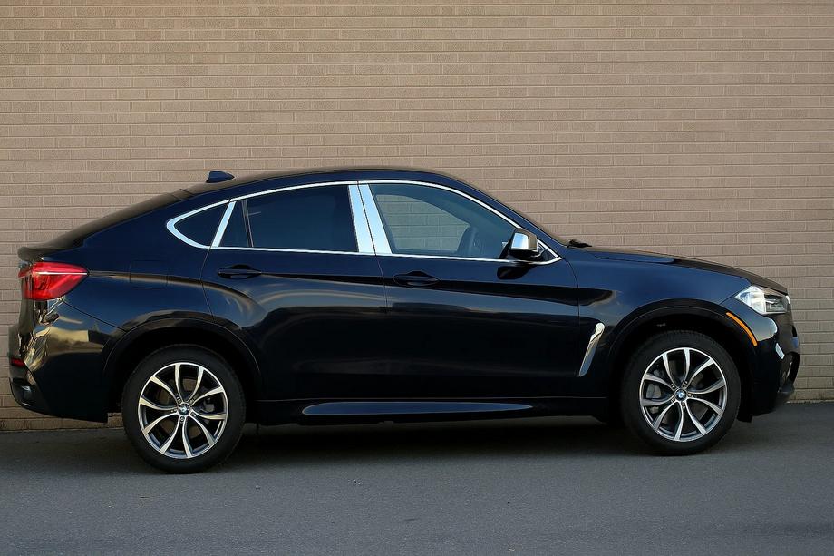 BMW X6 F16 2014–2019 Chromen raamomlijstingsset (18-delig) Image