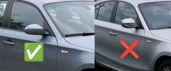 BMW 1 Serie E81/E82/E87/E88 2004–2011 Spiegelkappen M-Look (2 stuks) foto 6