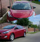 Hyundai Elantra (MD/UD) 2011–2015 Spiegelkappen zonder uitsparing voor richtingaanwijzer BMW-style (2 stuks) foto 1