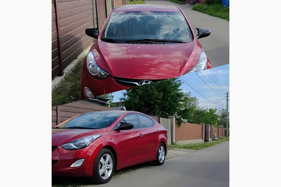 Hyundai Elantra (MD/UD) 2011–2015 Spiegelkappen zonder uitsparing voor richtingaanwijzer BMW-style (2 stuks) Image