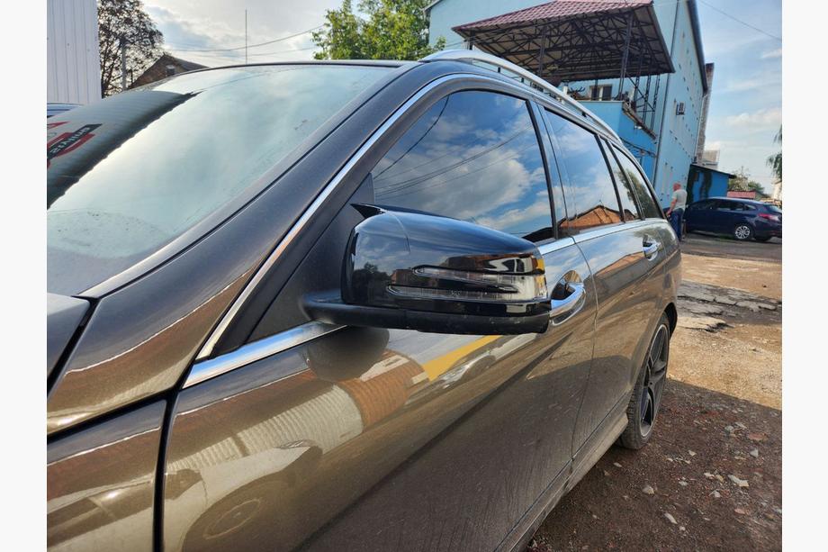 Mercedes C-klasse W204 2007–2015 AMG-Look spiegelkappen 2011-2014 (2 stuks) Foto 3