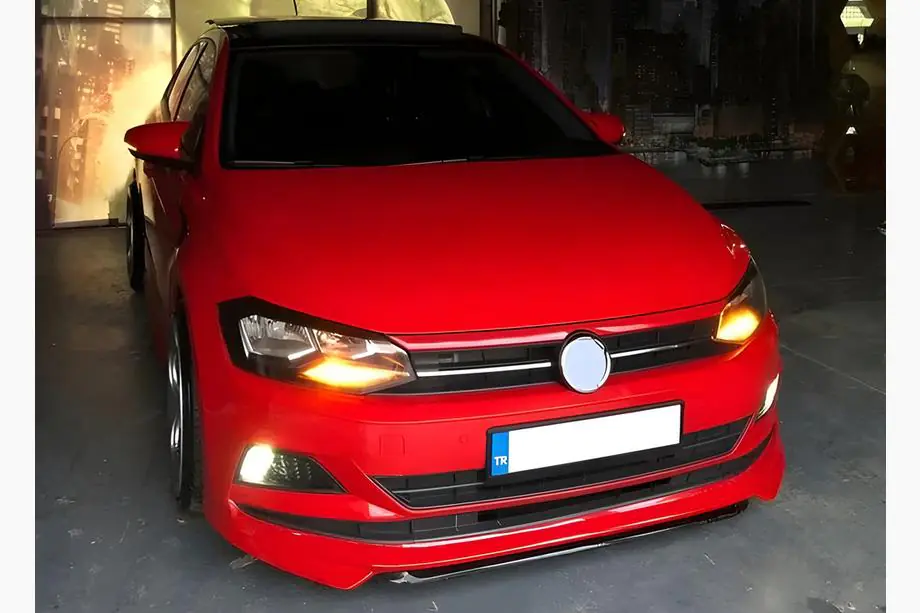 Volkswagen Polo 2017– Spiegelkappen RLine-Look (2 stuks) Foto 8