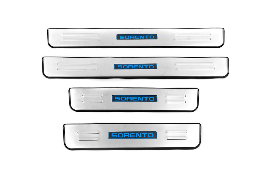 Kia Sorento II XM 2009–2014 Libao RVS instaplijsten (4 stuks) Image