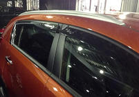 Kia Sportage 2010–2015 Raamwindschermen met chroom (set 4 st., Libao) foto 3